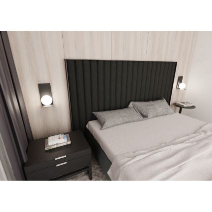 Wandlamp FORM 1xE14/10W/230V zwart