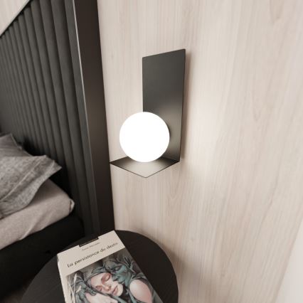 Wandlamp FORM 1xE14/10W/230V zwart