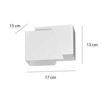 Wandlamp FROST 1xG9/8W/230V wit