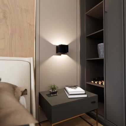 Wandlamp FROST 1xG9/8W/230V zwart