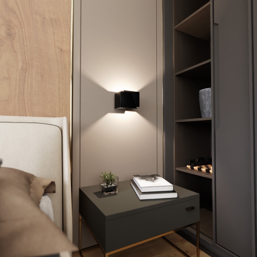 Wandlamp FROST 1xG9/8W/230V zwart