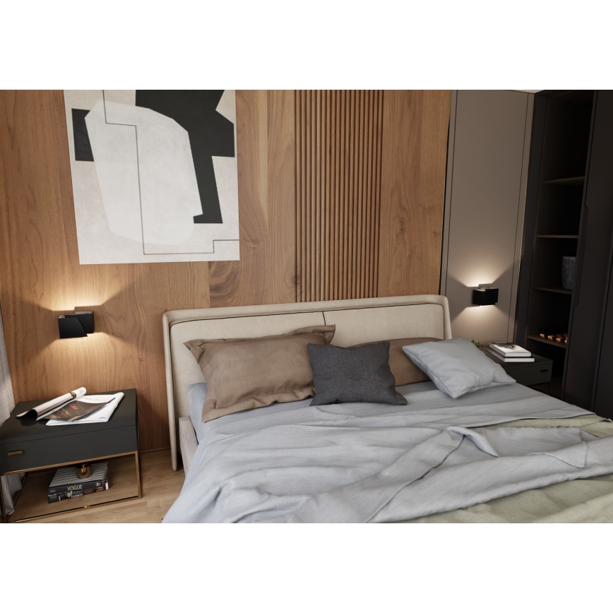 Wandlamp FROST 1xG9/8W/230V zwart