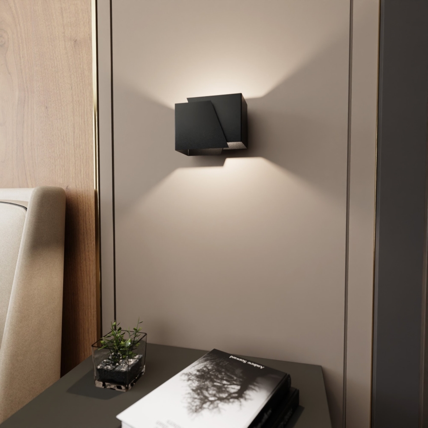 Wandlamp FROST 1xG9/8W/230V zwart