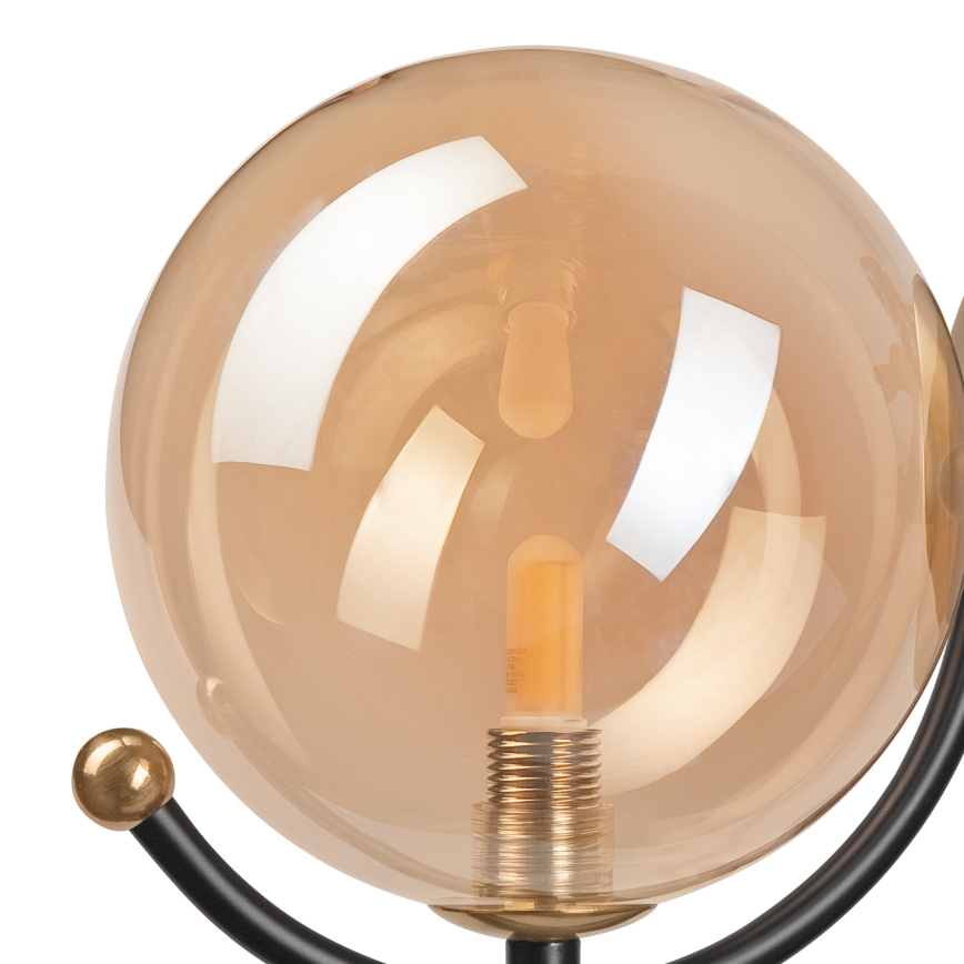 Wandlamp GEORGIA 1xE14/5W/230V goud/gerookt beige