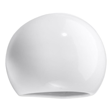 Wandlamp GLOBE 1xE27/60W/230V glanzend wit