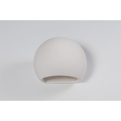 Wandlamp GLOBE 1xE27/60W/230V wit