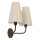 Wandlamp GRENADA 2xE14/15W/230V beige