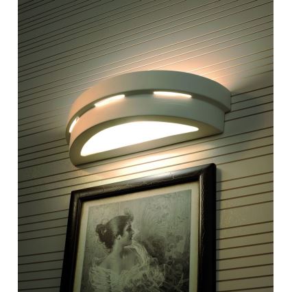 Wandlamp HELIOS 1xE27/60W/230V wit