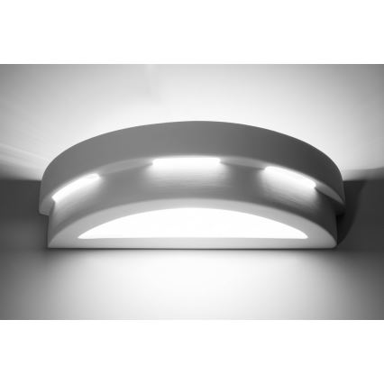 Wandlamp HELIOS 1xE27/60W/230V wit