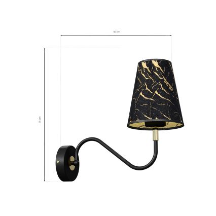 Wandlamp HERMES 1xE27/60W/230V