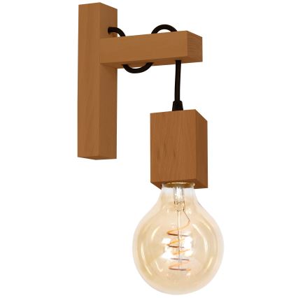 Wandlamp JACK 1xE27/40W/230V eiken