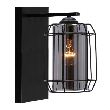 Wandlamp JONERA 1xE27/40W/230V zwart