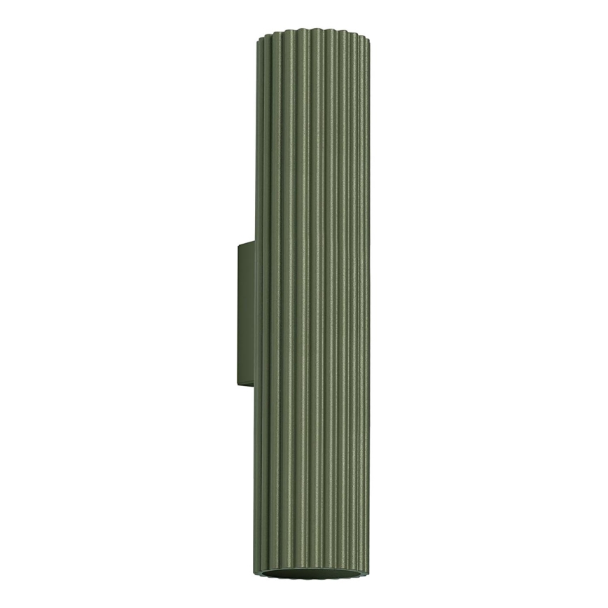 Wandlamp KARBON 2xGU10/10W/230V groen