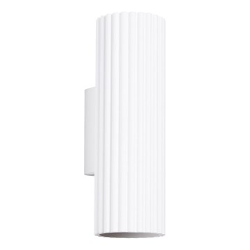 Wandlamp KARBON 2xGU10/10W/230V wit