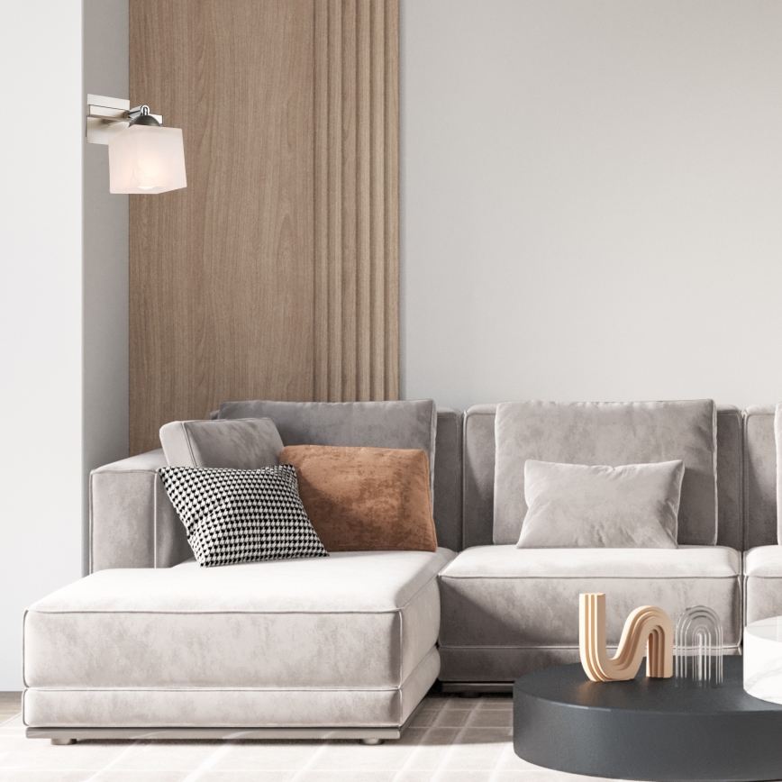 Wandlamp KLARA 1xE14/40W/230V mat chroom