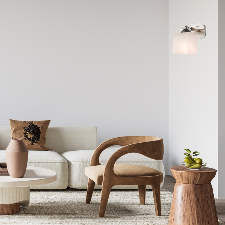 Wandlamp KLARA 1xE14/40W/230V mat chroom