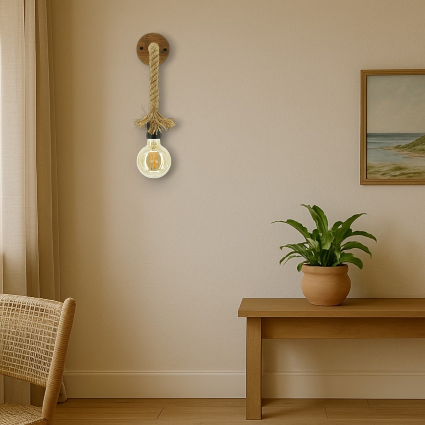 Wandlamp KOS 1xE27/60W/230V beuken