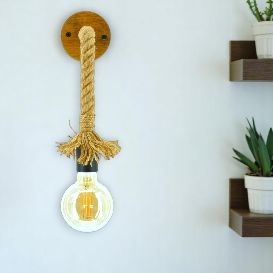 Wandlamp KOS 1xE27/60W/230V beuken