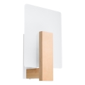 Wandlamp LAPPO 1xE14/10W/230V beige
