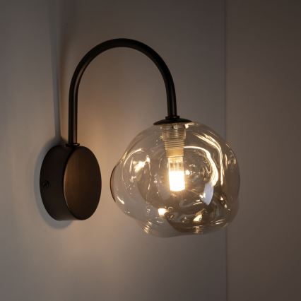 Wandlamp LAVA 1xG9/8W/230V brons/rookbeige