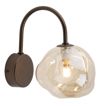 Wandlamp LAVA 1xG9/8W/230V brons/rookbeige