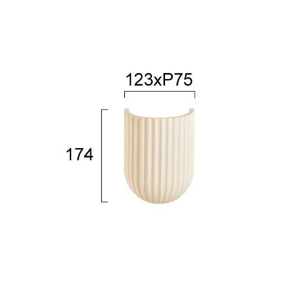 Wandlamp LAVINA 1xGU10/35W/230V wit