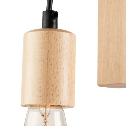 Wandlamp LEON 1xE27/60W/230V beuken