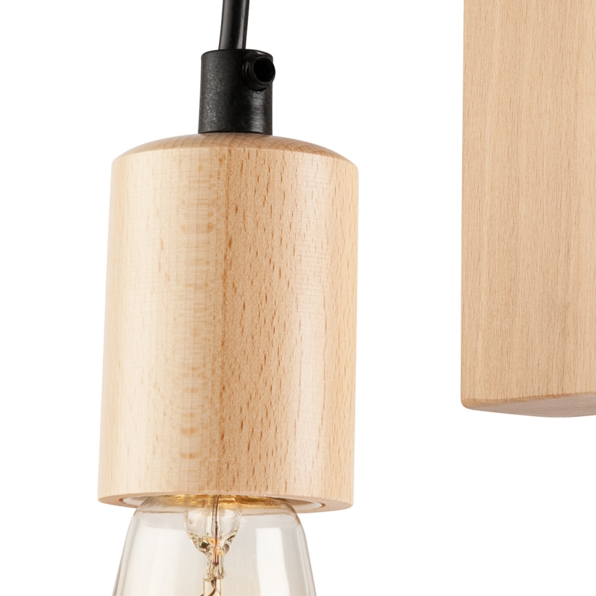 Wandlamp LEON 1xE27/60W/230V beuken