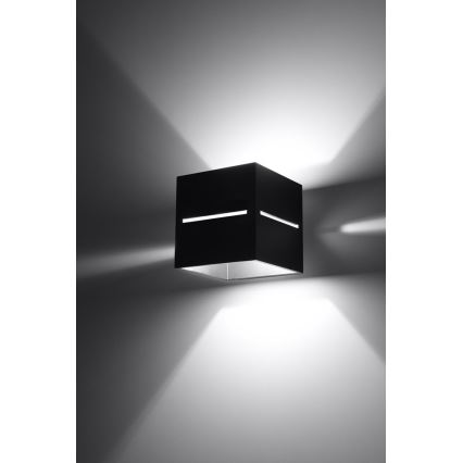 Wandlamp LOBO 1xG9/40W/230V zwart