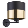Wandlamp LONDYN 1xE27/15W/230V zwart/goud