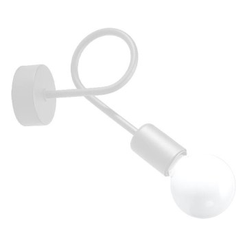 Wandlamp LOOP 1xE27/15W/230V wit