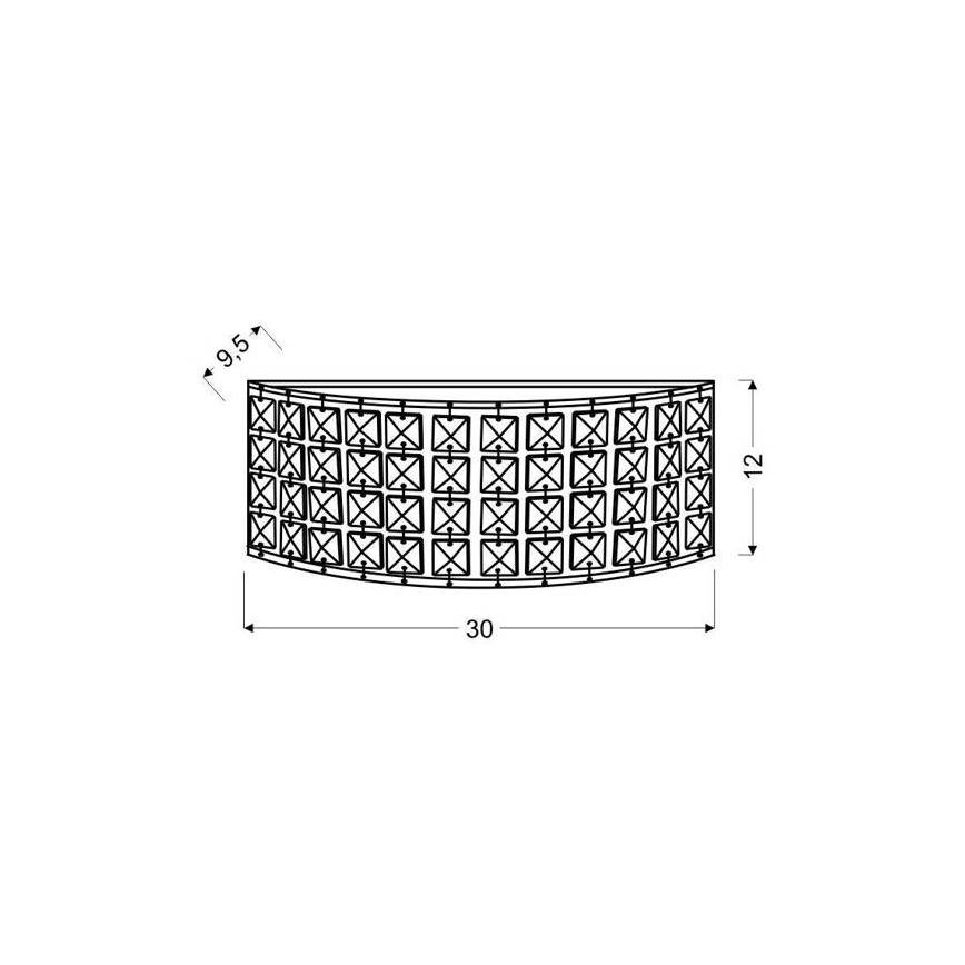 Wandlamp LORDS 1xE14/40W/230V