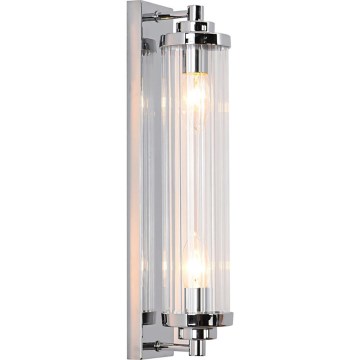 Wandlamp LORENZO 2xE14/40W/230V glanzend chroom
