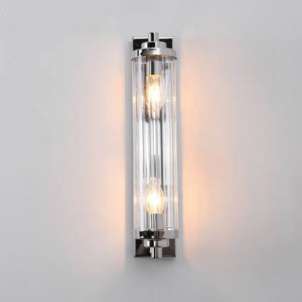 Wandlamp LORENZO 2xE14/40W/230V glanzend chroom