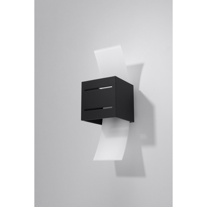 Wandlamp LORETO 1xG9/40W/230V zwart