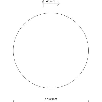 Wandlamp LUNA 4xG9/8W/230V diameter 40 cm wit