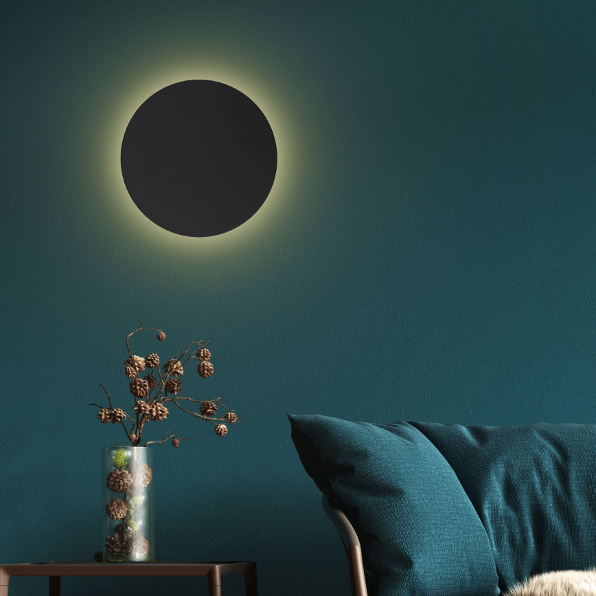 Wandlamp LUNA 4xG9/8W/230V diameter 40 cm zwart