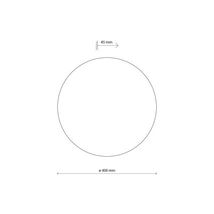 Wandlamp LUNA 4xG9/8W/230V diameter 40 cm zwart