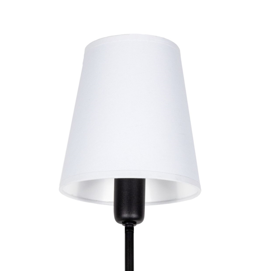 Wandlamp MADELA 1x E14/40W/230V wit/zwart