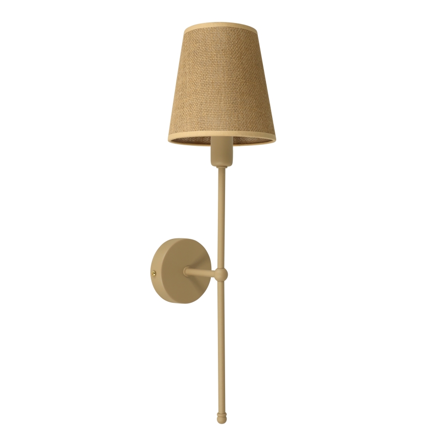 Wandlamp MADELA 1xE14/40W/230V jute/beige