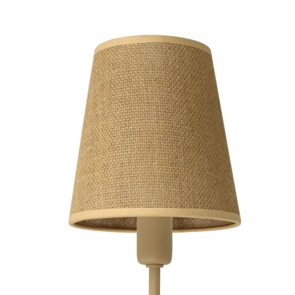Wandlamp MADELA 1xE14/40W/230V jute/beige