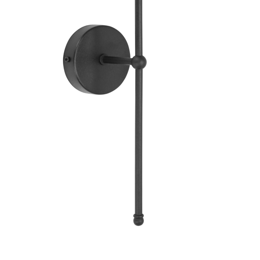 Wandlamp MADELA 1xE14/40W/230V jute/zwart