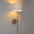 Wandlamp MADELA 1xE14/40W/230V wit/beige