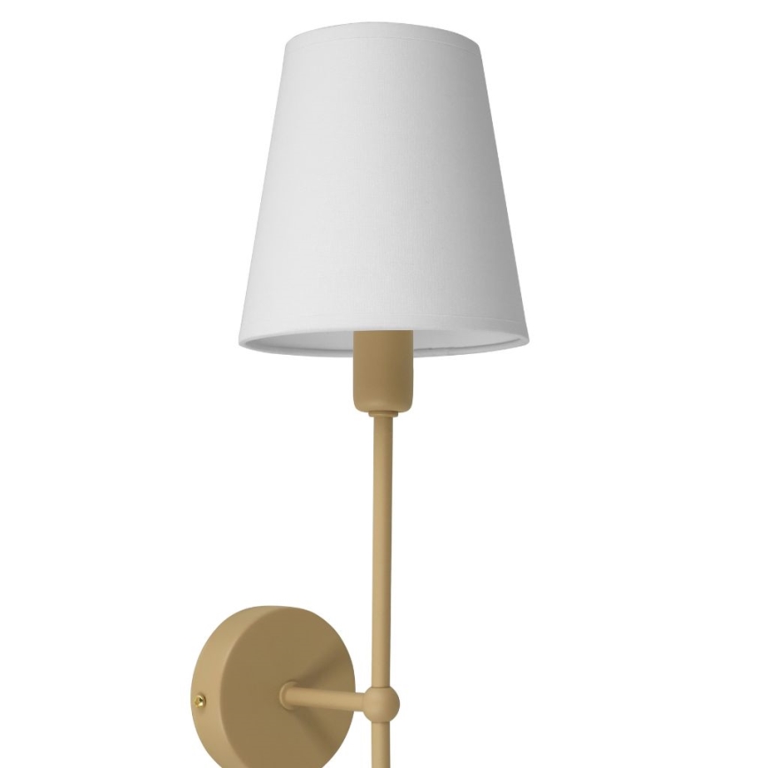 Wandlamp MADELA 1xE14/40W/230V wit/beige