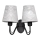 Wandlamp MALBO II 2xE27/15W/230V zwart