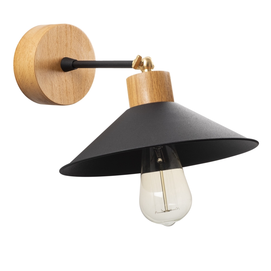 Wandlamp MANAVGAT 1xE27/40W/230V bruin/zwart
