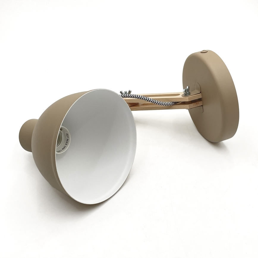 Wandlamp MARCELLO 1xE27/15W/230V beige