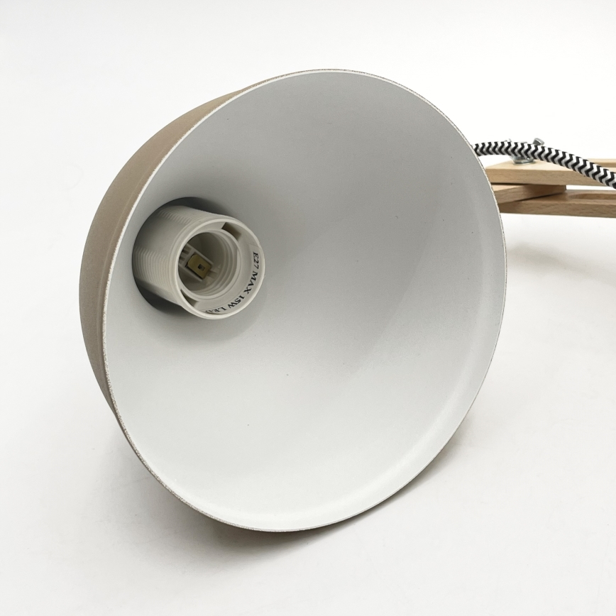 Wandlamp MARCELLO 1xE27/15W/230V beige