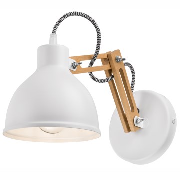 Wandlamp MARCELLO 1xE27/60W/230V beuken - FSC gecertificeerd