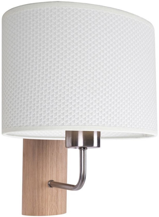 Wandlamp MERCEDES 1xE27/25W/230V wit/eiken